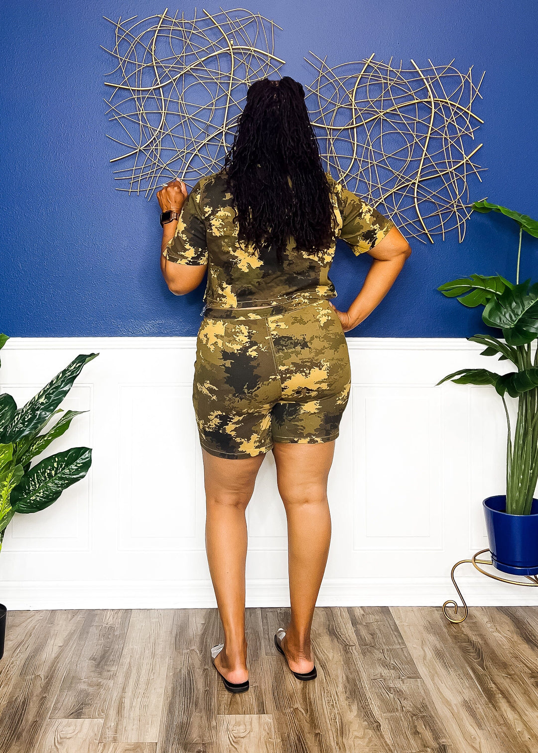 Camo Cuteness Short Set Outfit Sets 