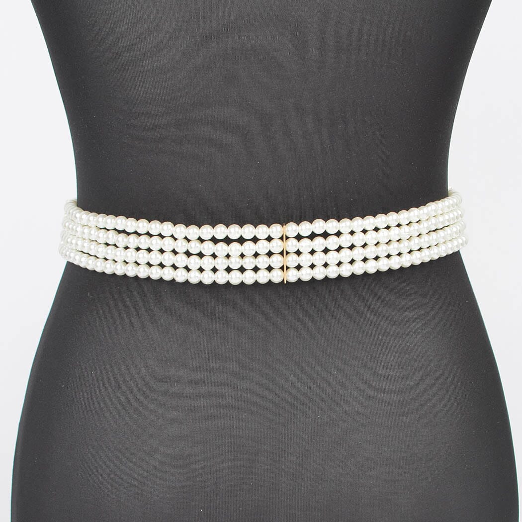 Flower Power Pearl Plus Size Belt 