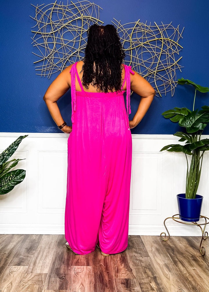 Honey Love Jumpsuit (Fuchsia) Outfit Sets 