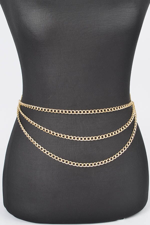 Layer Me Plus Size Belt- Gold 