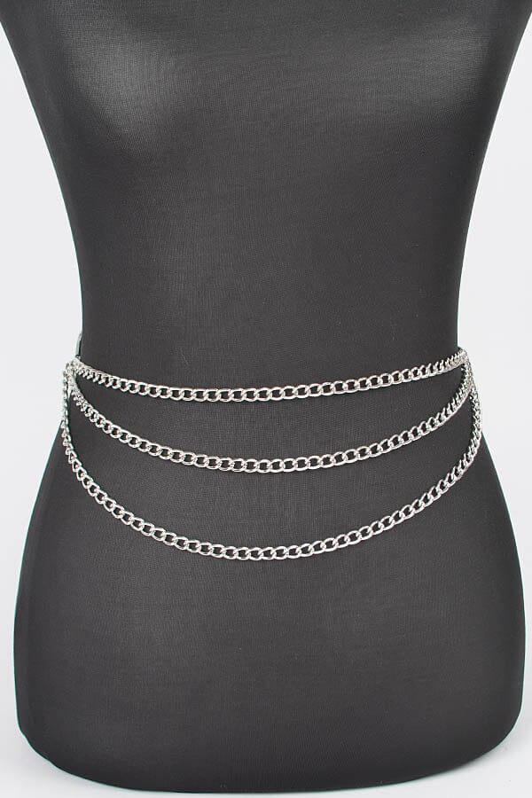 Layer Me Plus Size Belt- Silver 