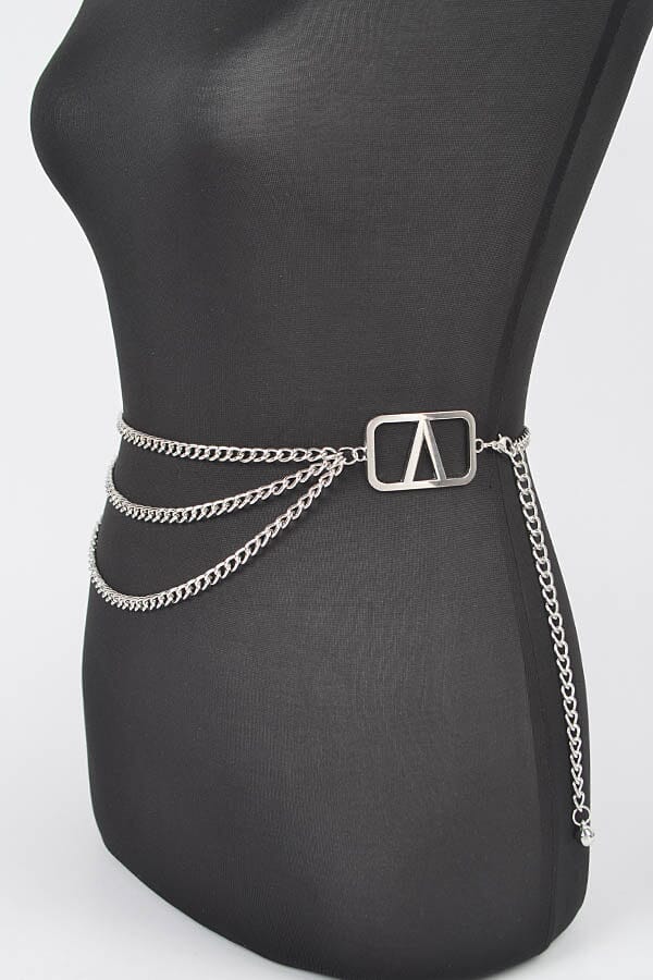 Layer Me Plus Size Belt- Silver 