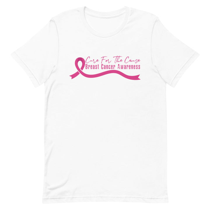 Care For The Cause Breast Cancer Awareness Women's Shirt - Pink Font White S 